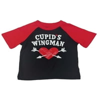 Módja annak, hogy megünnepeljük Baby Boys '& Little Boys ' Cupids Wingman Valentin-nap Rövid ujjú póló