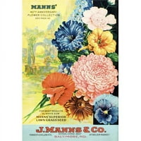 Posterazzi DPI J. Manns mag katalógus illusztráció virágok 20. századi poszter Print-in