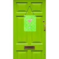 Carolines Treasures BB8215DS nyári Martini Zöld Polkadot falra vagy ajtóra lógó nyomatok, 12x16, Többszínű