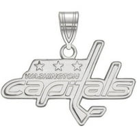 LogoArt NHL Washington Capitals ezüst közepes medál