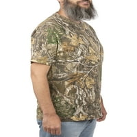 Realtree Edge férfiak rövid ujjú illatvezérlő vadászat álcázási póló