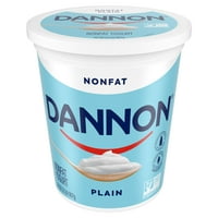 Dannon zsírmentes GMO-mentes projekt ellenőrzött sima joghurt, Oz