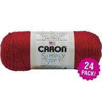Caron Simply Soft Solids Fonal 24 Pk-Betakarítás Piros
