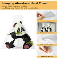 Rajzfilm állat aranyos panda bambusz konyhai törölköző fürdőszoba nedvszívó puha gyermek kéztörlő asztal tisztító kendő