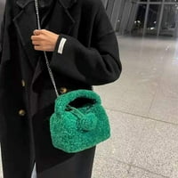 CoCopeaunts bolyhos luxus Designer Válltáska nőknek új divat téli Kawaii kis Trend pénztárca rúzs telefon aranyos kézitáska