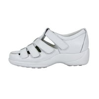 Órás kényelem Audrey széles szélességű kényelmi cipő munka és alkalmi öltözék fehér 7