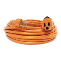 Innovera beltéri hosszabbító kábel, záródugó, 50ft, narancssárga