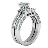 Lroplie gyűrűk Női lányoknak ezüst ígéret finom Design szett gyémánt fény luxus kiváló minőségű gyűrű gyűrű Ajándékok