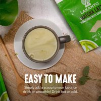 Lakanto Matcha Latte-zöld Tea por polc stabil probiotikumokkal és rostokkal, cukormentes, Monkfruit édesítőszer, Keto