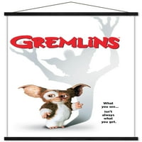 Gremlins-egy lapos fali poszter fa mágneses kerettel, 22.375 34