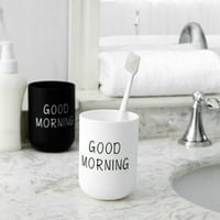 330ml Jó reggelt csésze fogkefetartó mosás ivás fürdőszoba fog bögre
