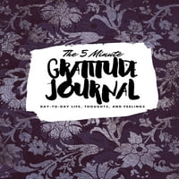 A Minute Gratitude Journal, 8 10 virágmintás borító