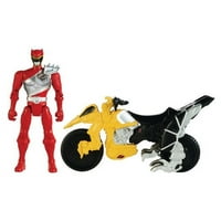 Power Rangers Dino Super Charge Dino Cycle és Red Ranger