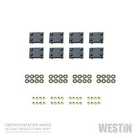 Westin 22-Premier ovális Nerf lépcsős tartó készlet illik válasszon: 2002-DODGE RAM 1500, 2004-DODGE RAM ST SLT