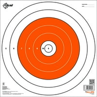 Ez Aim Papír Lövöldözős Célok, Bullseye-Ben, 12-Csomag, Narancs & Fehér