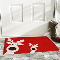 Calloway Mills hagyományos vörös, fehér, többszínű kókuszdió kültéri ajtó, 1 '2'