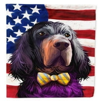 Gordon Szetter Kutya Amerikai Zászló Zászló Vászon Ház Mérete