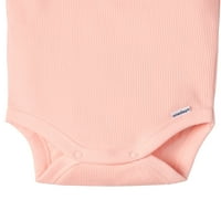 Modern pillanatok: Gerber kislány ujjatlan bodysuit, csomag, méret 0 3m-24m