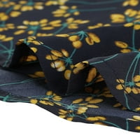 Női virágos aszimmetrikus fodros Hem nyakkendő derék Wrap szoknya