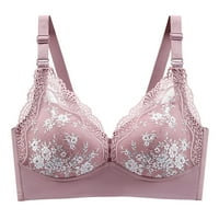 Női Csipke Bralette Párnázott Csipke Bandeau melltartó nincs vezeték nélküli Vezeték nélküli Bralettes hevederekkel