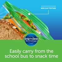 Ziploc .. márka szendvics táskák Grip ' n Seal technológia, Gróf