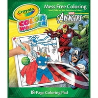 Crayola Color Wonder Avengers Page Book and Markers
