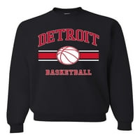 Vad Bobby City of Detroit det kosárlabda Fantasy Fan Sport Unise Crewneck pulóver, fekete, XX-nagy
