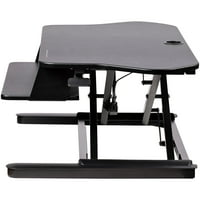 Startech.com Corner Sit Stand Desk Converter billentyűzet tálcával-nagy felület - állítható magasságú ergonomikus asztali