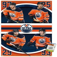 Edmonton Oilers - csapatfal poszter pushpins, 22.375 34