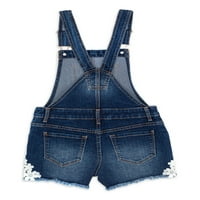 Jordache Girls Crochet Shortall, Méretek 5-18