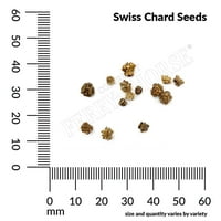 Ferry-Morse szerves 750mg Svájci mángold Rubin növényi növényi magvak teljes nap