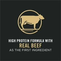 Purina Pro Plan magas fehérjetartalmú kis fajtájú kutyaeledel, aprított keverék marhahús & rizs Formula, lb. Táska