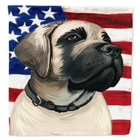 Caroline kincsei angol masztiff kutya amerikai zászló kerti zászló