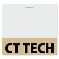 TECH Heavy Duty vízszintes Tan-kiömlés & Tear Proof Cards-oldalas USA nyomtatott Quick Role Identifier ID Tag Backer