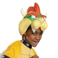 Unise Méret Közepes Bowser Kapucnis Jumpsuit Halloween Gyermek Jelmez Super Mario Bros., Álruhában