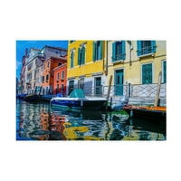 Ben Heine 'Velencei Canal 4' Canvas Art