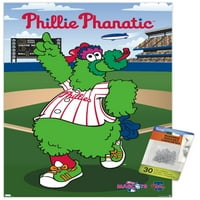 Philadelphia Phillies-Phillie Phanatic Fali Poszter, 14.725 22.375