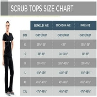 Medline California Ave Női Jóga stílusú Stretch Scrub Top