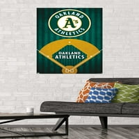 Oakland Athletics - Logo Wall poszter, 22.375 34