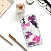 Essentials iphone mini telefon tok, Hibiscus rózsaszín és lila