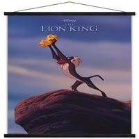 Disney Az Oroszlánkirály-büszkeség sziklafal poszter fa mágneses kerettel, 22.375 34