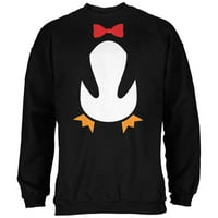 Halloween pingvin Jelmez fekete felnőtt Pulóver - 2x-nagy