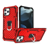 Iphone Mini Kickstand anti-shock és anti eső tok piros