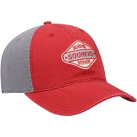 A férfiak teteje a világon Crimson Oklahoma Sooners Market állítható kalap - OSFA