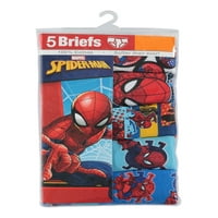 Marvel Boys Spider-Man Rövidnadrág, 5-Csomag, 4-8 Méretek