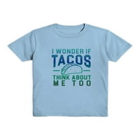 Mad Motor Boys rövid ujjú Tacos grafikus személyzet nyak póló, 2-Pack, Méretek XS-2XL