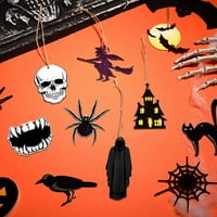 Hemoton dekoratív Halloween díszek többfunkciós ajtó dekorációk fesztivál Horror dekorációk