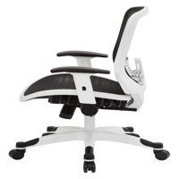 Fehér keret Ch sötét lélegző hálós ülés és hátsó menedzser szék
