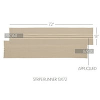 Márkák parasztház asztali és konyha-Sawyer Mill Runner, 13x72, Khaki Tan