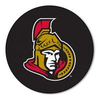 Ottawa Senators 27 Puck Mat